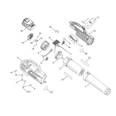 MOTORE X ECPLB 58 ECR742232001 ORIGINALE ECHO