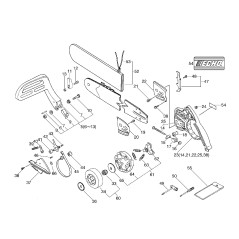 ORIGINAL ECHO CRAMPON WITH SCREWS ECR88020038330 | NewgardenParts.com