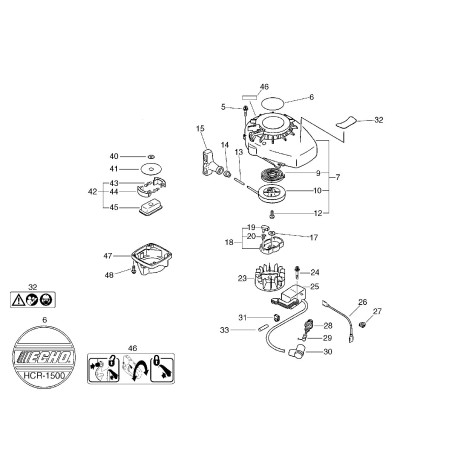 ETIQUETA ORIGINAL DE ECO ECR89011225461 | NewgardenParts.com