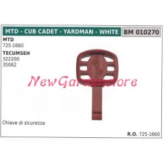 Chiave di sicurezza quadro di avviamento mtd 725-1660 tecumseh 35062 010270 | NewgardenParts.com