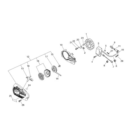 SCREW SR 5X16 ECR90021605016 ORIGINAL ECHO | NewgardenParts.com