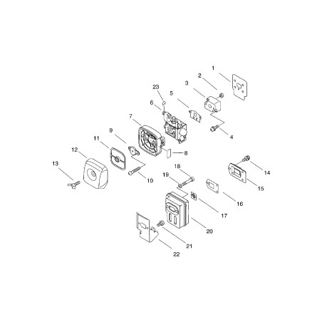 ECHO ORIGINAL SCREW 5*65 ECR90022005065 | NewgardenParts.com