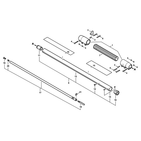 NUT N05 ECR90050000005 ORIGINAL ECHO | NewgardenParts.com