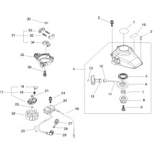 Linke Mutter 3N08 ECR90051200008 Original Echo