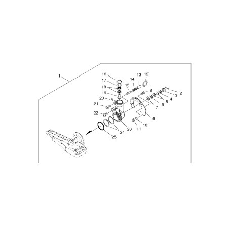 ORIGINAL ECHO NUT WITH STOP ECR90052900008 | NewgardenParts.com