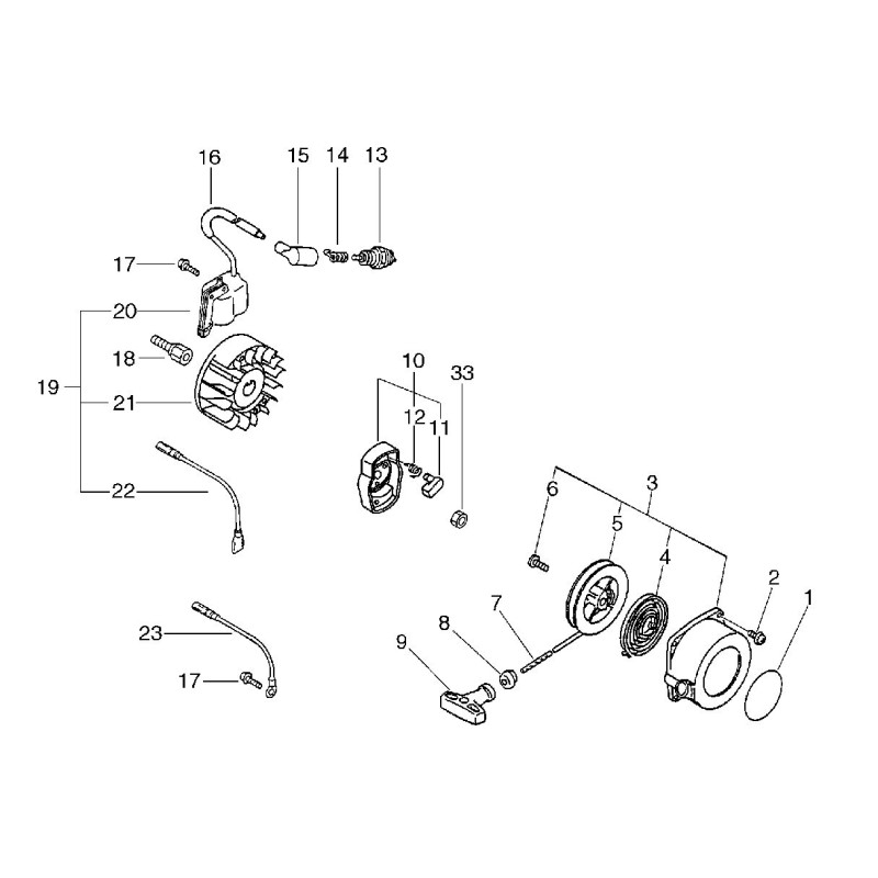NUT ECR90059500008 ORIGINAL ECHO