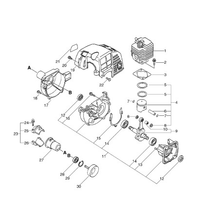 ORIGINAL ECHO BB6201 ECR90081406201 BEARING | NewgardenParts.com