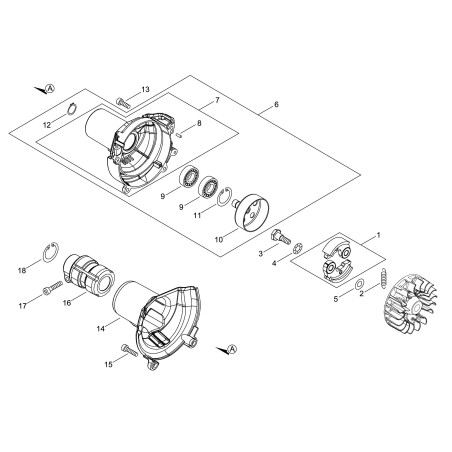 ORIGINAL ECHO BEARING BB6902LLB/2AS ECR9400906902 | NewgardenParts.com