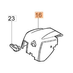 Genuine Oleo-Mac 940 936 940C Chainsaw Air Filter Cover Part No. 50050037 | NewgardenParts.com