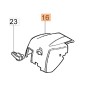 Genuine Oleo-Mac 940 936 940C Chainsaw Air Filter Cover Part No. 50050037