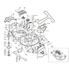 ORIGINAL OLEOMAC ZT108/19K TS000648R Rasentraktor-Messerriemen | NewgardenParts.com