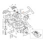 ORIGINAL OLEOMAC ZT108/19K TS000648R Rasentraktor-Messerriemen