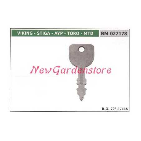 Llave de caja de arranque MTD 022178 725-1744A | NewgardenParts.com