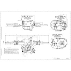 Hydrostatic drive ORIGINAL STIGA tractor unit FX PRO KW 118400994/0 | NewgardenParts.com