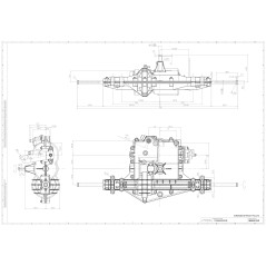 Getriebe Getriebeantrieb STIGA PEERLESS Rasentraktor 794656A 1330M - 1538M | NewgardenParts.com