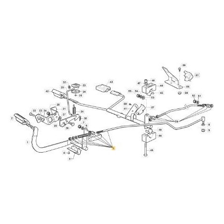 BRAKE ROD TC SD TT S/CRUISE ORIGINAL STIGA - 382000678/0 | NewgardenParts.com