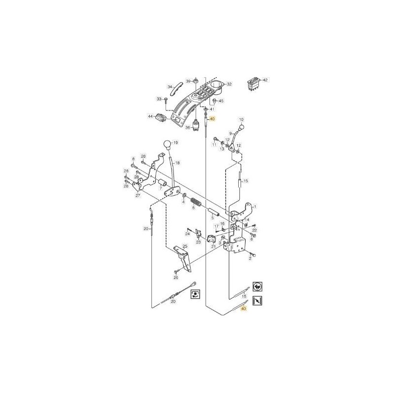 CAVO CHOKE PARK PRO (00-) ORIGINALE STIGA - 1134-2872-02