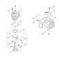 Kit pistone decespugliatore ORIGINALE ECHO SRM-301TESL ECRP021047610