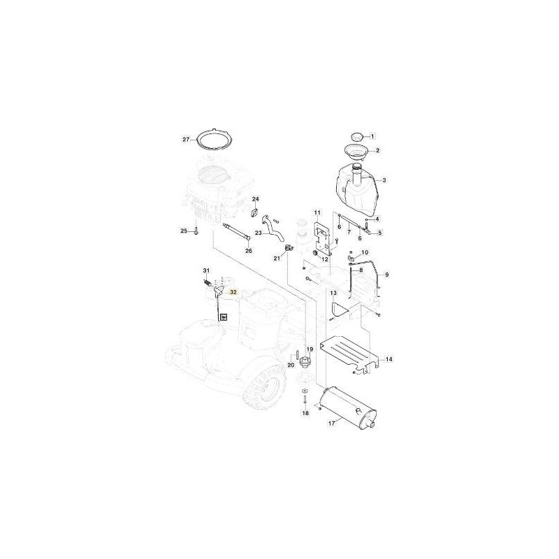 CÂBLE D'ACCÉLÉRATEUR PC/PCH '21 TWIN ORIGINAL STIGA - 187000224/0