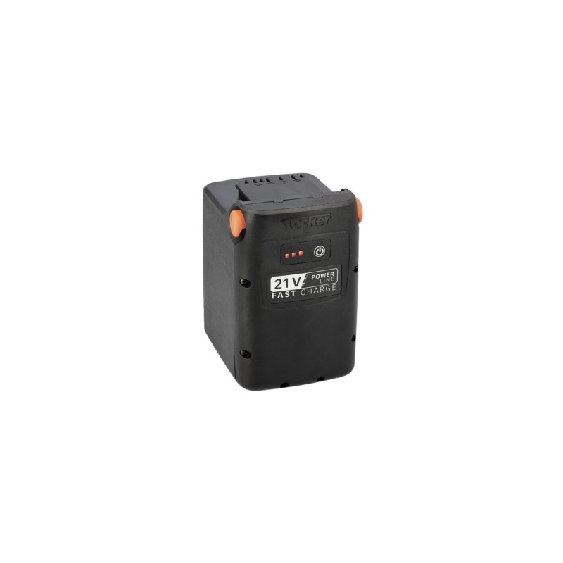 STOCKER 21V Power Line 8,0Ah 172,8Wh Schnelllade-Lithium-Akku mit LED STOCKER 21V Power Line 8,0Ah 172,8Wh Schnelllade-Lithium-Akku mit LED