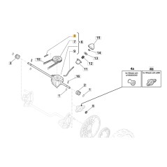 ORIGINAL STIGA 422PD 46PD 461PD 4810PD lawnmower elastic pin 112645705/0 | NewgardenParts.com