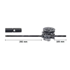 Tondeuse à gazon autotractée DUCAR, longueur 480 mm, diamètre de la poulie 86 mm 055680 | NewgardenParts.com