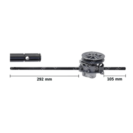 Tondeuse à gazon autotractée DUCAR, longueur 480 mm, diamètre de la poulie 86 mm 055680 | NewgardenParts.com