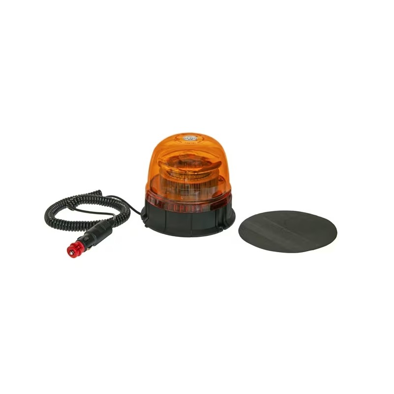 LED flashing light, magnetic with socket LA20022