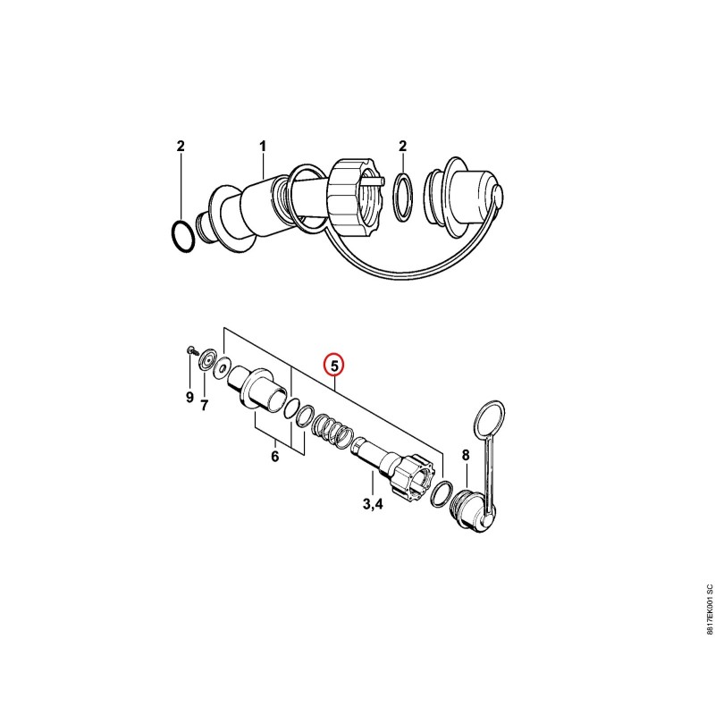 Dichtungssatz 00000071050 ORIGINAL STIHL