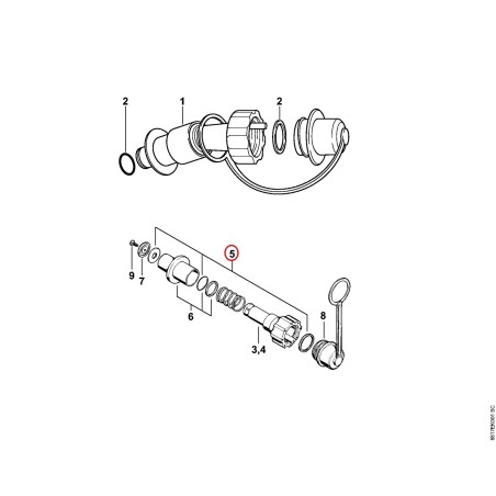 Juego de juntas 00000071050 ORIGINAL STIHL | NewgardenParts.com