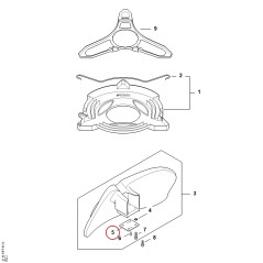 Backing plate 00007163100 ORIGINAL STIHL | NewgardenParts.com