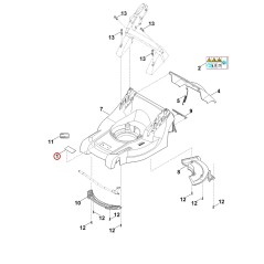 Plate 00009671001 ORIGINAL STIHL | NewgardenParts.com