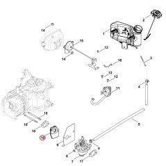 Kit plaque intermédiaire 00020071012 ORIGINAL STIHL | NewgardenParts.com