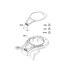 596457 ALLOGGIAMENTO, VENTOLA 00030003405 ORIGINALE STIHL | NewgardenParts.com