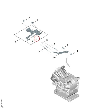 Spring 00041826101 ORIGINAL STIHL | NewgardenParts.com