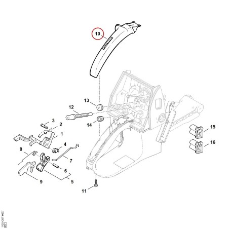 Griffschale 11227910600 ORIGINAL STIHL | NewgardenParts.com