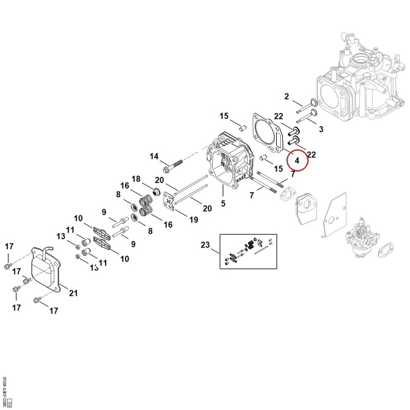 Jeu de joints 00020071604 ORIGINAL STIHL Jeu de joints 00020071604 ORIGINAL STIHL