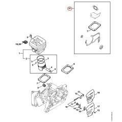 Dichtungssatz 11220071051 ORIGINAL STIHL | NewgardenParts.com