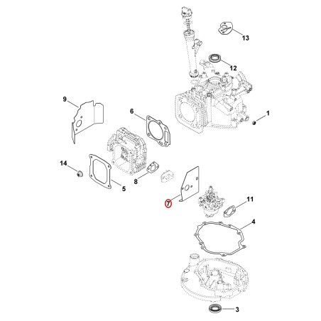 Juego de juntas 00020071606 ORIGINAL STIHL | NewgardenParts.com