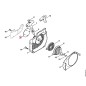 Model plate MS 230 11239671512 ORIGINAL STIHL