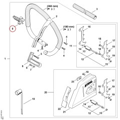 AV-Spring 11357908301 ORIGINAL STIHL | NewgardenParts.com