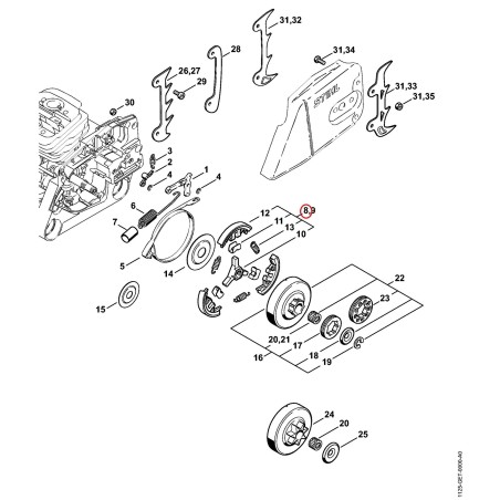Kupplung 11251602052 ORIGINAL STIHL | NewgardenParts.com