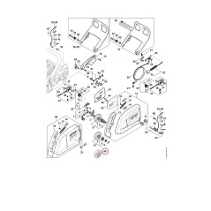 Piñón de cadena 3/8" 8d 11246402002 ORIGINAL STIHL | NewgardenParts.com