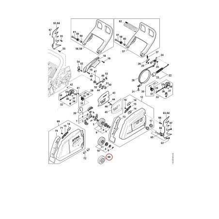 Pignon 3/8" 8d 11246402002 ORIGINAL STIHL | NewgardenParts.com