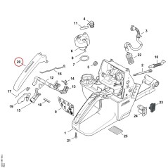 Monture de poignée 11287910600 ORIGINAL STIHL | NewgardenParts.com