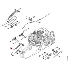 Griffschale 11437910600 ORIGINAL STIHL | NewgardenParts.com