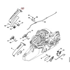 Handle molding 11417910602 ORIGINAL STIHL | NewgardenParts.com