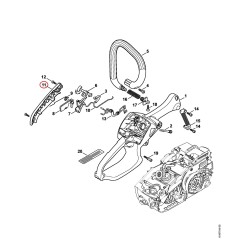 Handle molding 11377910601 ORIGINAL STIHL | NewgardenParts.com