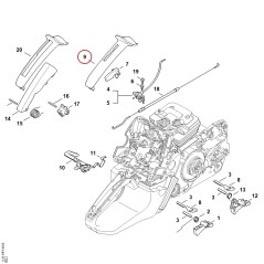 Handle molding 11387910600 ORIGINAL STIHL | NewgardenParts.com
