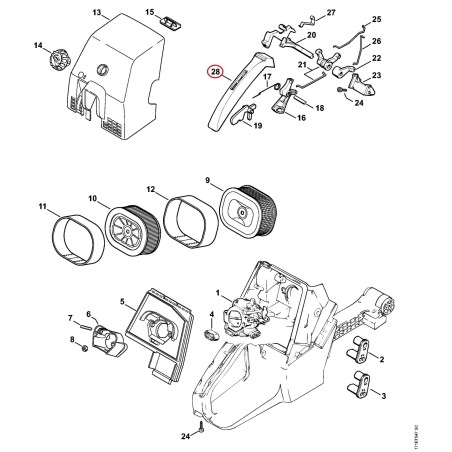 Griffschale 11247910600 ORIGINAL STIHL | NewgardenParts.com